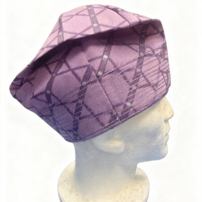 Light Purple Aso-oke Cap