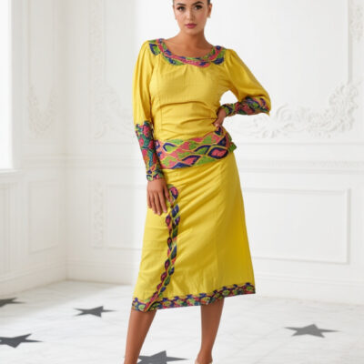 Sunshine Ankara Skirt Set