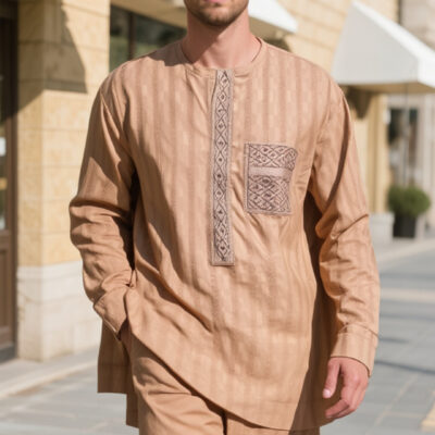 Classic Embroidered Tunic Set