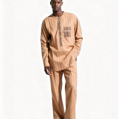 Smart Trouser and Top - Brown