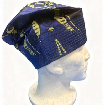 Royal Blue Hand Made Damask Hat