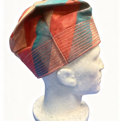 Multi Colour Hand Made Aso-oke Hat