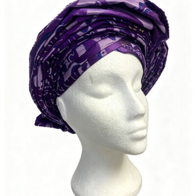 Purple Autogele Head Tie