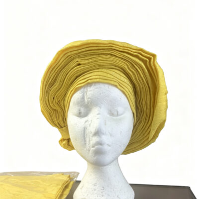 Yellow Autogele Head Tie