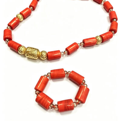Short Coral Necklace