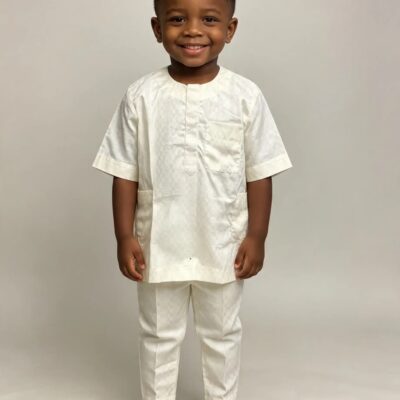 Boys’ Fine Voile Two-Piece Suit – Ages 2–3