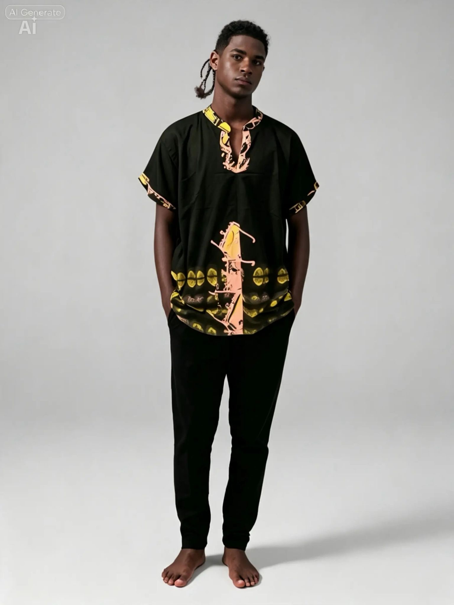 Unisex Casual Ethnic Top – Ages 12–16